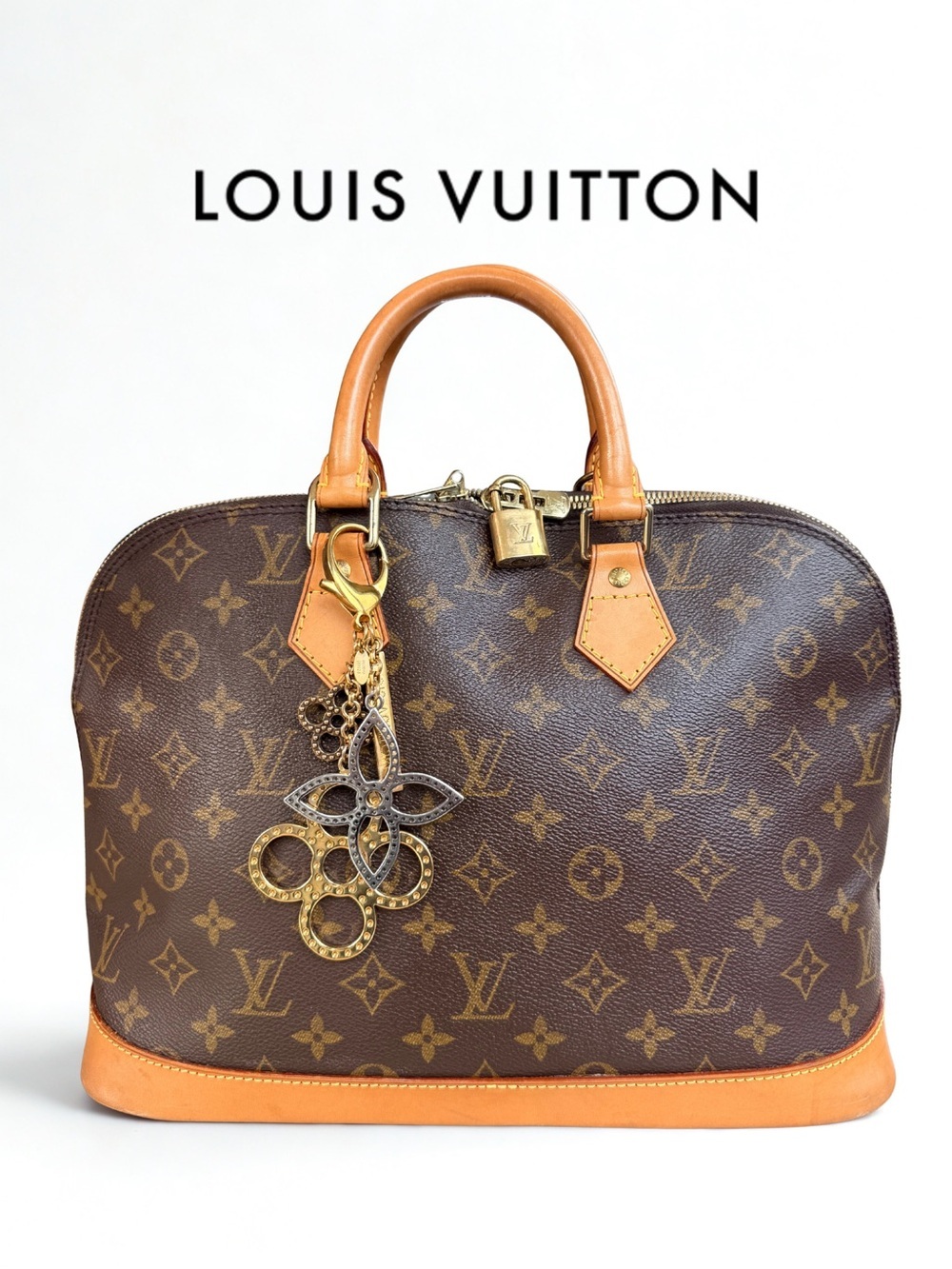 LOUIS VUITTON Cert  Auth Bijoux Sac Tapage Bag Charm Keychain w/ COA, box & bag
